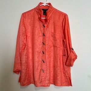 Ali Miles Toggle Button Tunic